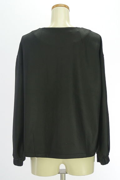 クリックで大画像表示 un dix cors(アンディコール)の古着「レザー風ストレッチブルゾン(ブルゾン・スタジャン)」大画像2へ