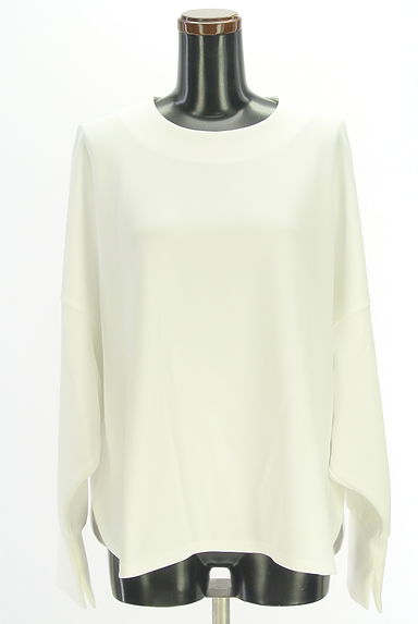 クリックで大画像表示 DOUDOU(ドゥドゥ)の古着「オーバーサイズストレッチカットソー(カットソー・プルオーバー)」大画像1へ