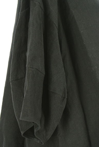 クリックで大画像表示 BEARDSLEY(ビアズリー)の古着「パールボタンフレアリネンブラウス(ジャケット)」大画像5へ