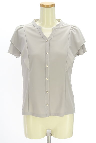 クリックで大画像表示 MISCH MASCH(ミッシュマッシュ)の古着「フリルスリーブブラウス(ブラウス)」大画像1へ