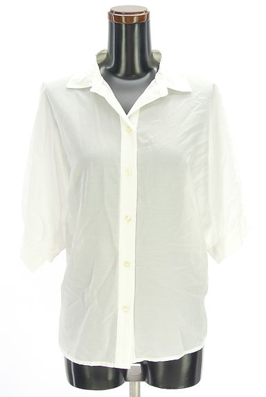 クリックで大画像表示 MISCH MASCH(ミッシュマッシュ)の古着「バックレースアップドルマンブラウス(ブラウス)」大画像1へ