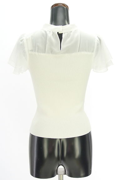 MISCH MASCH（ミッシュマッシュ）の古着「シアー切替リブニット（カットソー・プルオーバー）」大画像２へ