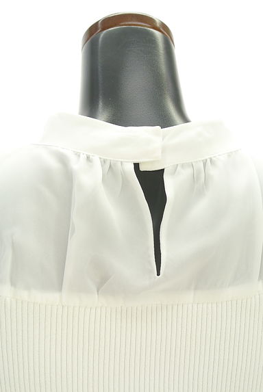 MISCH MASCH（ミッシュマッシュ）の古着「シアー切替リブニット（カットソー・プルオーバー）」大画像５へ