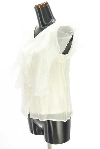 クリックで大画像表示 MISCH MASCH(ミッシュマッシュ)の古着「フリルシアーブラウス(ブラウス)」大画像3へ