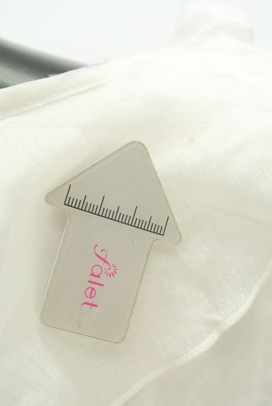 クリックで大画像表示 MISCH MASCH(ミッシュマッシュ)の古着「フリルシアーブラウス(ブラウス)」大画像5へ