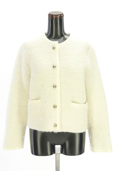 クリックで大画像表示 Apuweiser riche(アプワイザーリッシェ)の古着「ラメ混ニットジャケット(ジャケット)」大画像1へ