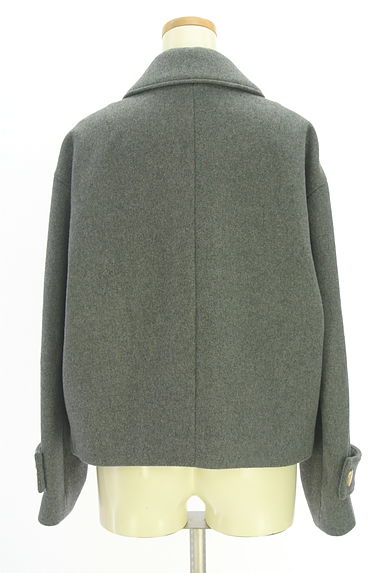 クリックで大画像表示 Apuweiser riche(アプワイザーリッシェ)の古着「ショート丈ウールコート(コート)」大画像2へ