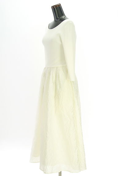 クリックで大画像表示 Apuweiser riche(アプワイザーリッシェ)の古着「別地切替ワンピース(ワンピース・チュニック)」大画像3へ