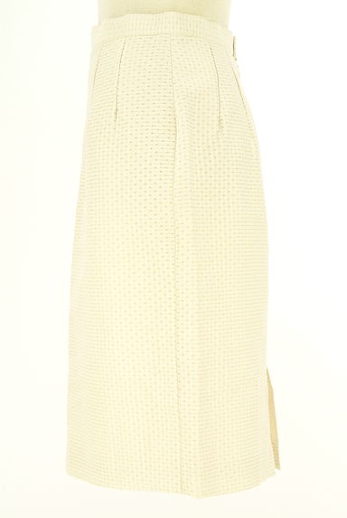 クリックで大画像表示 KarL Park Lane(カールパークレーン)の古着「透かしチェック膝丈タイトスカート(スカート)」大画像3へ