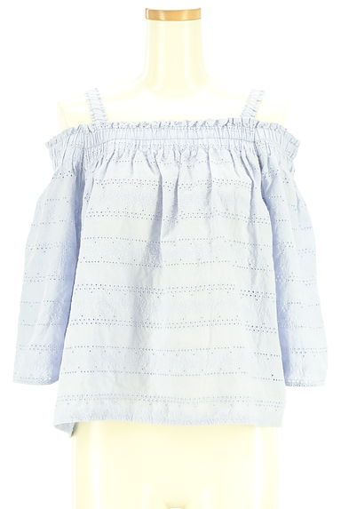 クリックで大画像表示 Te chichi(テチチ)の古着「Te chichi TERRASSE オフショルレースブラウス(カットソー・プルオーバー)」大画像1へ