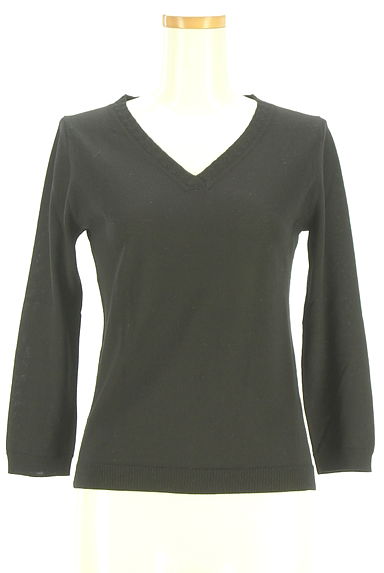 クリックで大画像表示 NEW YORKER(ニューヨーカー)の古着「Vネックハイゲージニット(ニット)」大画像1へ