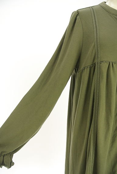 axes femme（アクシーズファム）の古着「パールボタンロングフレアワンピース（ワンピース・チュニック）」大画像５へ