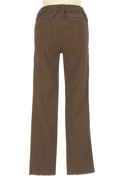 クリックで大画像表示 axes femme(アクシーズファム)の古着「刺繍入りストレッチストレートパンツ(パンツ)」大画像2へ