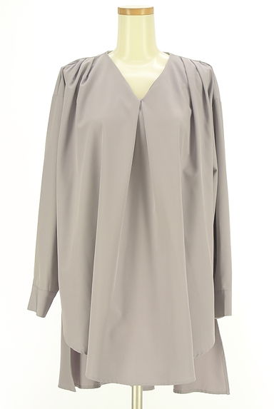 クリックで大画像表示 OSMOSIS(オズモーシス)の古着「ボリュームフレアチュニック(カットソー・プルオーバー)」大画像1へ