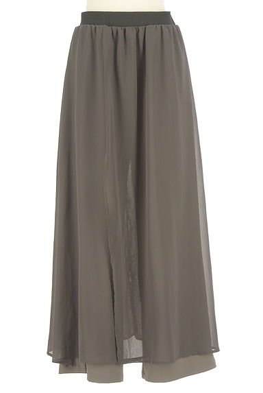 クリックで大画像表示 OSMOSIS(オズモーシス)の古着「シフォン重ねワイドパンツ(パンツ)」大画像1へ