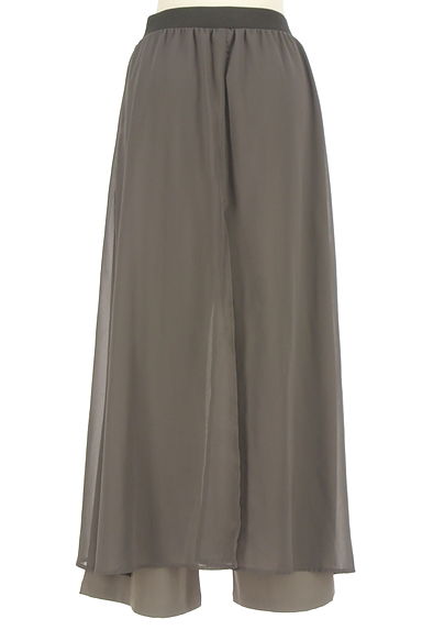 クリックで大画像表示 OSMOSIS(オズモーシス)の古着「シフォン重ねワイドパンツ(パンツ)」大画像2へ