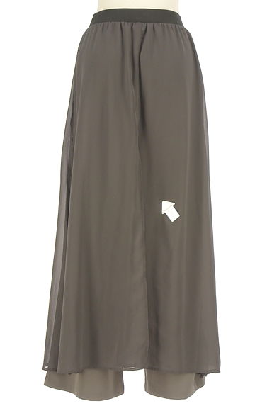 クリックで大画像表示 OSMOSIS(オズモーシス)の古着「シフォン重ねワイドパンツ(パンツ)」大画像4へ