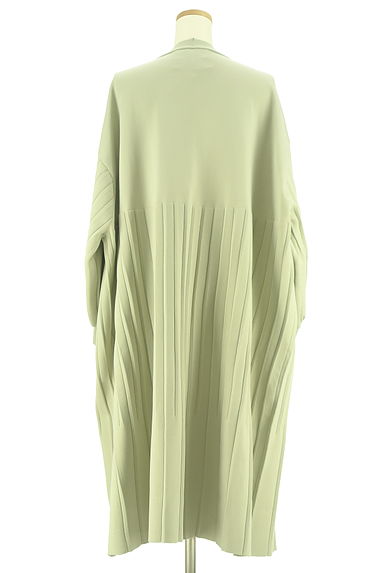 クリックで大画像表示 OSMOSIS(オズモーシス)の古着「太リブ切替ログニットカーディガン(カーディガン・ボレロ)」大画像2へ