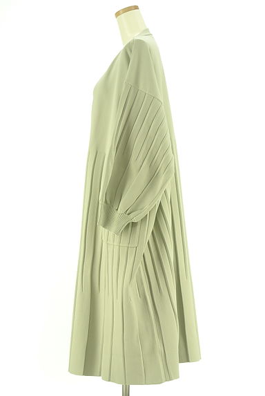 クリックで大画像表示 OSMOSIS(オズモーシス)の古着「太リブ切替ログニットカーディガン(カーディガン・ボレロ)」大画像3へ