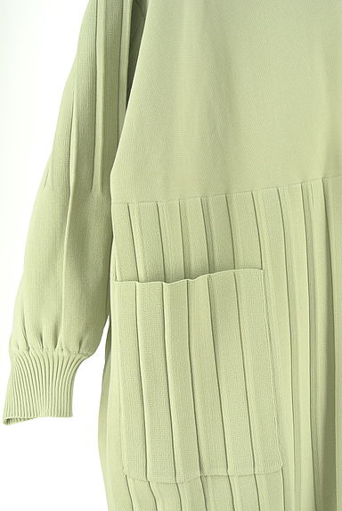 クリックで大画像表示 OSMOSIS(オズモーシス)の古着「太リブ切替ログニットカーディガン(カーディガン・ボレロ)」大画像5へ