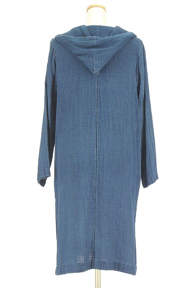 クリックで大画像表示 HIROKO BIS(ヒロコビス)の古着「デニムライクコットンライトコート(コート)」大画像2へ