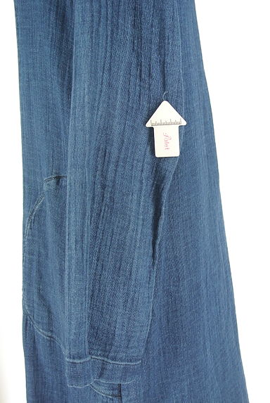 クリックで大画像表示 HIROKO BIS(ヒロコビス)の古着「デニムライクコットンライトコート(コート)」大画像4へ