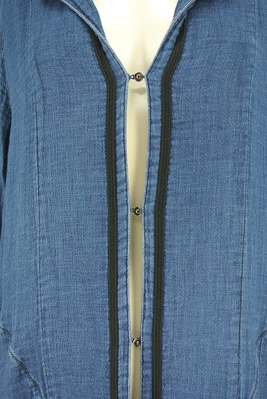 クリックで大画像表示 HIROKO BIS(ヒロコビス)の古着「デニムライクコットンライトコート(コート)」大画像5へ