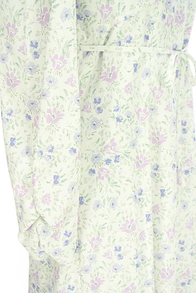 クリックで大画像表示 PROPORTION BODY DRESSING(プロポーションボディドレッシング)の古着「花柄ロングフレアワンピース(ワンピース・チュニック)」大画像5へ