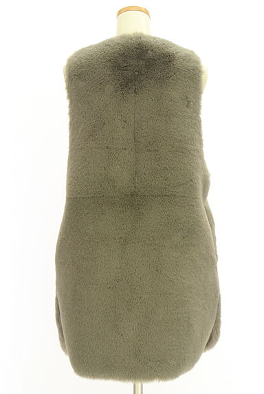 クリックで大画像表示 NICOLE(ニコル)の古着「WALDO エコファー×スウェードリバーシブルベスト(ブルゾン・スタジャン)」大画像2へ