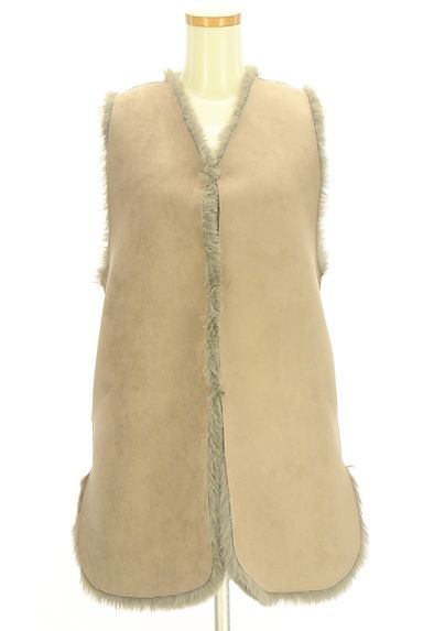 クリックで大画像表示 NICOLE(ニコル)の古着「WALDO エコファー×スウェードリバーシブルベスト(ブルゾン・スタジャン)」大画像4へ