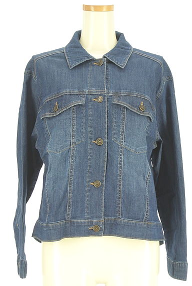 クリックで大画像表示 NICOLE(ニコル)の古着「ストレッチデニムジャケット(ブルゾン・スタジャン)」大画像1へ