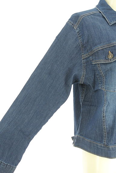 クリックで大画像表示 NICOLE(ニコル)の古着「ストレッチデニムジャケット(ブルゾン・スタジャン)」大画像5へ