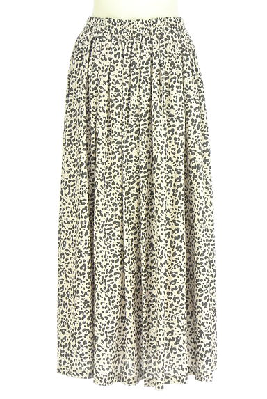 クリックで大画像表示 NICOLE(ニコル)の古着「WALDO レオパード柄ロングスカート(ニット)」大画像2へ