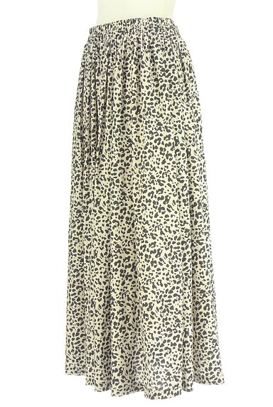 クリックで大画像表示 NICOLE(ニコル)の古着「WALDO レオパード柄ロングスカート(ニット)」大画像3へ