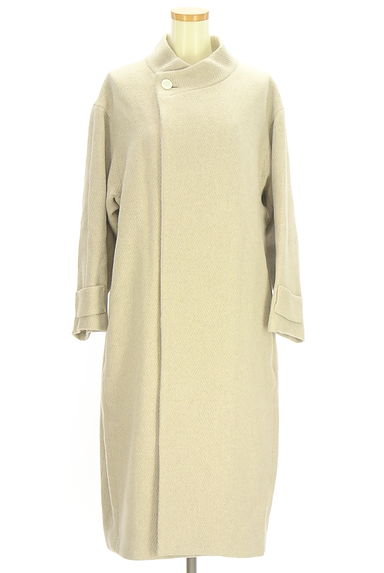 クリックで大画像表示 NICOLE(ニコル)の古着「WALDO ヘリンボーン織ウール混ロングコート(コート)」大画像1へ