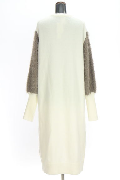 クリックで大画像表示 MURUA(ムルーア)の古着「シャギースリーブロングニットワンピース(ワンピース・チュニック)」大画像2へ