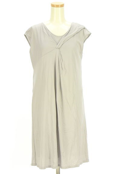 UNTITLED（アンタイトル）の古着「ツイスト膝丈ワンピース（ワンピース・チュニック）」大画像１へ