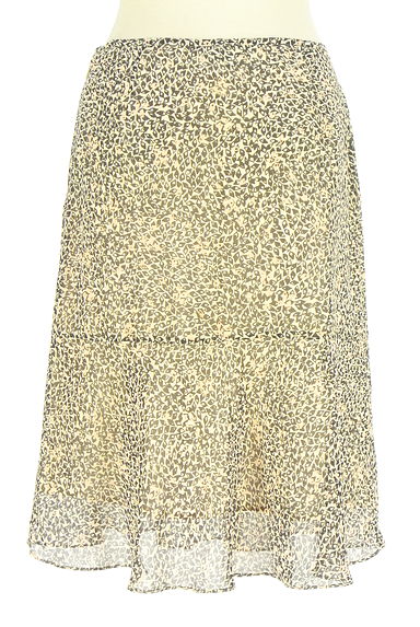 クリックで大画像表示 UNTITLED(アンタイトル)の古着「膝丈シアーシフォンスカート(スカート)」大画像2へ