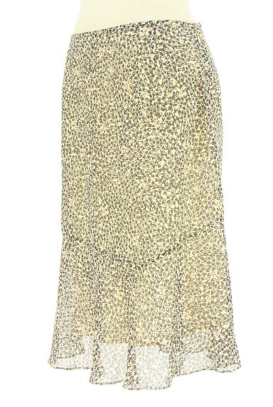 クリックで大画像表示 UNTITLED(アンタイトル)の古着「膝丈シアーシフォンスカート(スカート)」大画像3へ