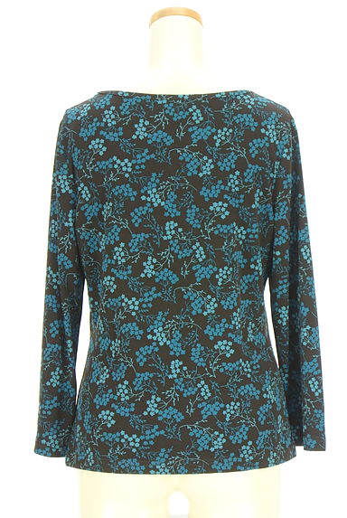 クリックで大画像表示 Laura Ashley(ローラアシュレイ)の古着「花柄ストレッチカットソー(カットソー・プルオーバー)」大画像2へ