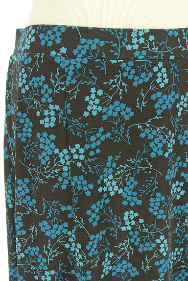 クリックで大画像表示 Laura Ashley(ローラアシュレイ)の古着「ストレッチ花柄ミモレスカート(スカート)」大画像4へ