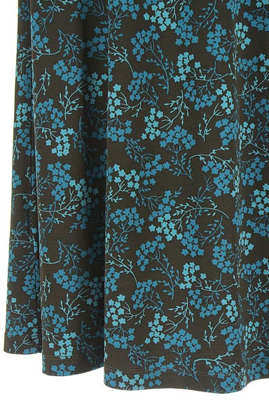 クリックで大画像表示 Laura Ashley(ローラアシュレイ)の古着「ストレッチ花柄ミモレスカート(スカート)」大画像5へ