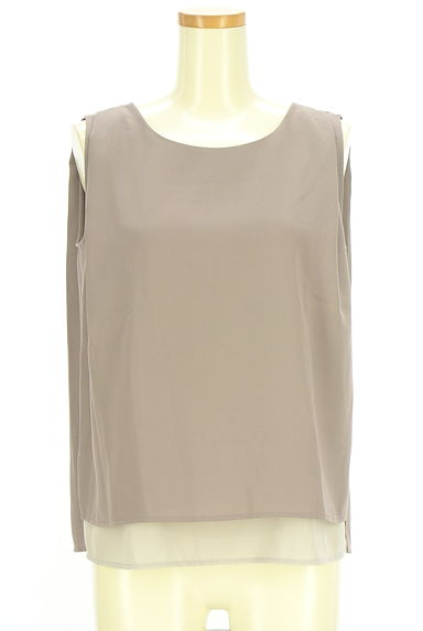 クリックで大画像表示 INDIVI(インディヴィ)の古着「肩タックノースリカットソー(カットソー・プルオーバー)」大画像1へ