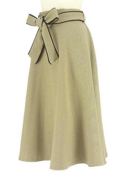 クリックで大画像表示 Couture Brooch(クチュールブローチ)の古着「ベルト付きミモレフレアスカート(ロングスカート・マキシスカート)」大画像3へ