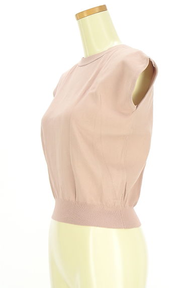 Couture Brooch（クチュールブローチ）の古着「背中ビジューボタンノースリニットトップス（ニット）」大画像３へ