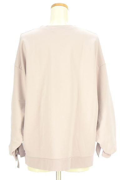 Couture Brooch（クチュールブローチ）の古着「袖ベロアリボン付きスウェットトップス（スウェット・パーカー）」大画像２へ