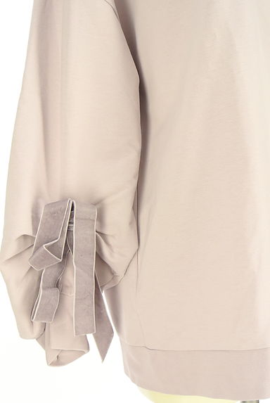 Couture Brooch（クチュールブローチ）の古着「袖ベロアリボン付きスウェットトップス（スウェット・パーカー）」大画像５へ