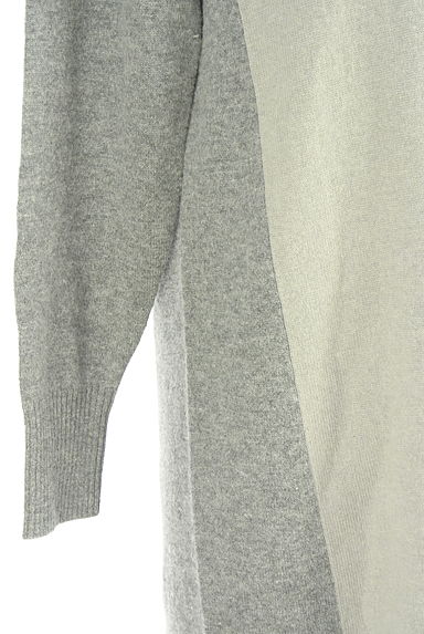 23区（ニジュウサンク）の古着「バイカラーニットワンピース（ワンピース・チュニック）」大画像５へ