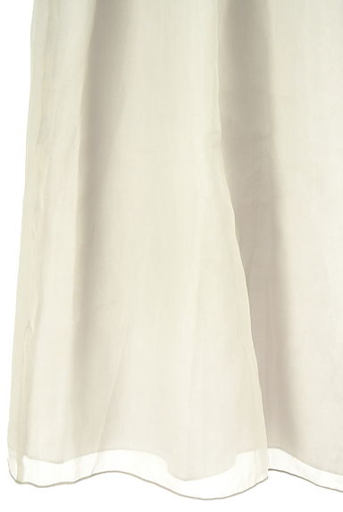 23区（ニジュウサンク）の古着「膝丈オーガンジーフレアスカート（スカート）」大画像５へ