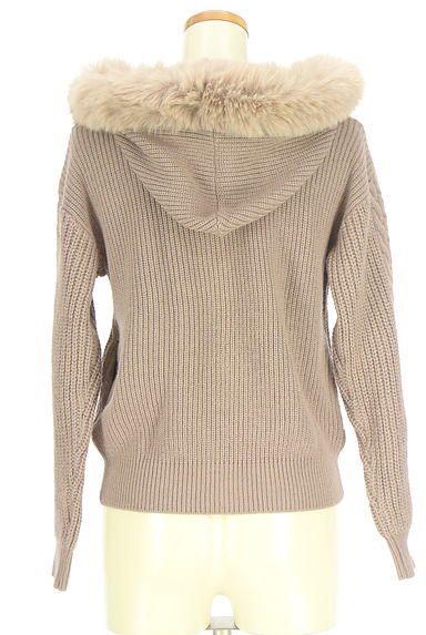 クリックで大画像表示 MISCH MASCH(ミッシュマッシュ)の古着「ダッフルケーブルニットカーディガン(コート)」大画像2へ